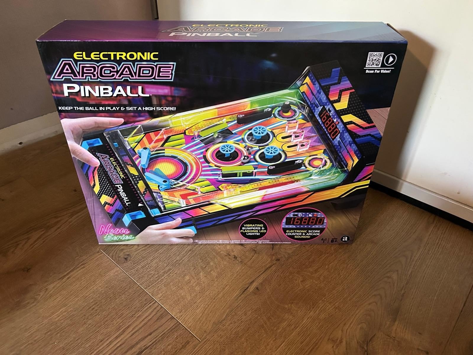 Nieuw in doos: Elektronische Arcade Flipperkast, Kinderen en Baby's, Ophalen of Verzenden, Nieuw, Jongen of Meisje