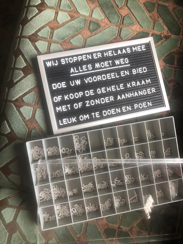Aanhanger vol met mooie spullen, Ophalen, Gebruikt