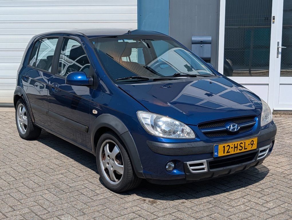 Hyundai Getz 1.4i Dynamic Sport Airco Nieuwe Koppeling!, Auto's, Voorwielaandrijving, Metallic lak, 4 cilinders, Blauw