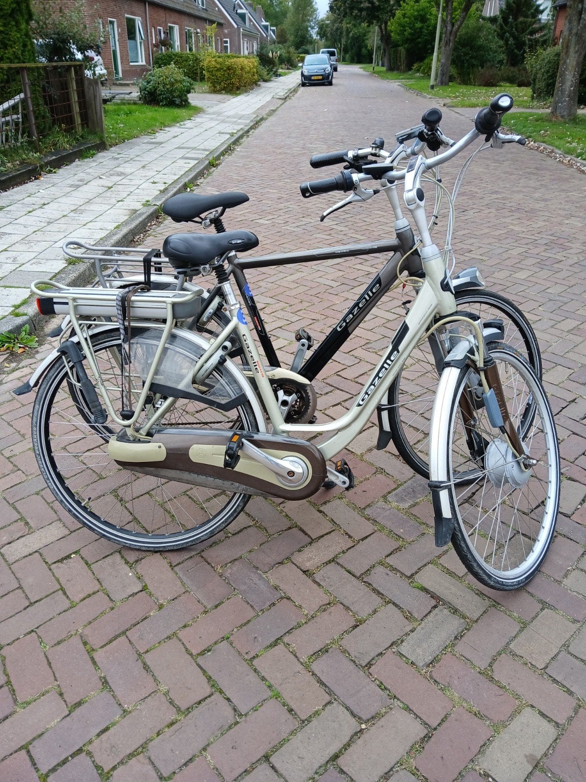 Set Gazelle C7 Energy [54cm/57cm] Ebike, Ophalen, Gebruikt, 51 tot 55 cm, 50 km per accu of meer