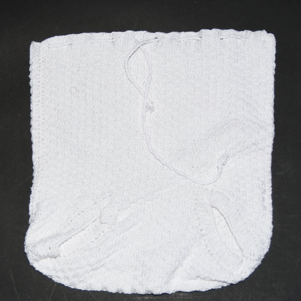 Antieke gebreide overbroek luierbroek baby 60s gerstekorrel, Verzenden, Kinderen