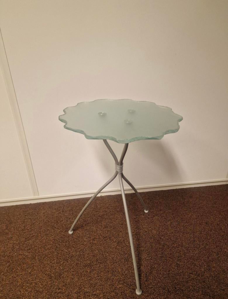 Brand van Egmond design behind bijzettafel, Ophalen, Minder dan 55 cm, Glas, Overige vormen