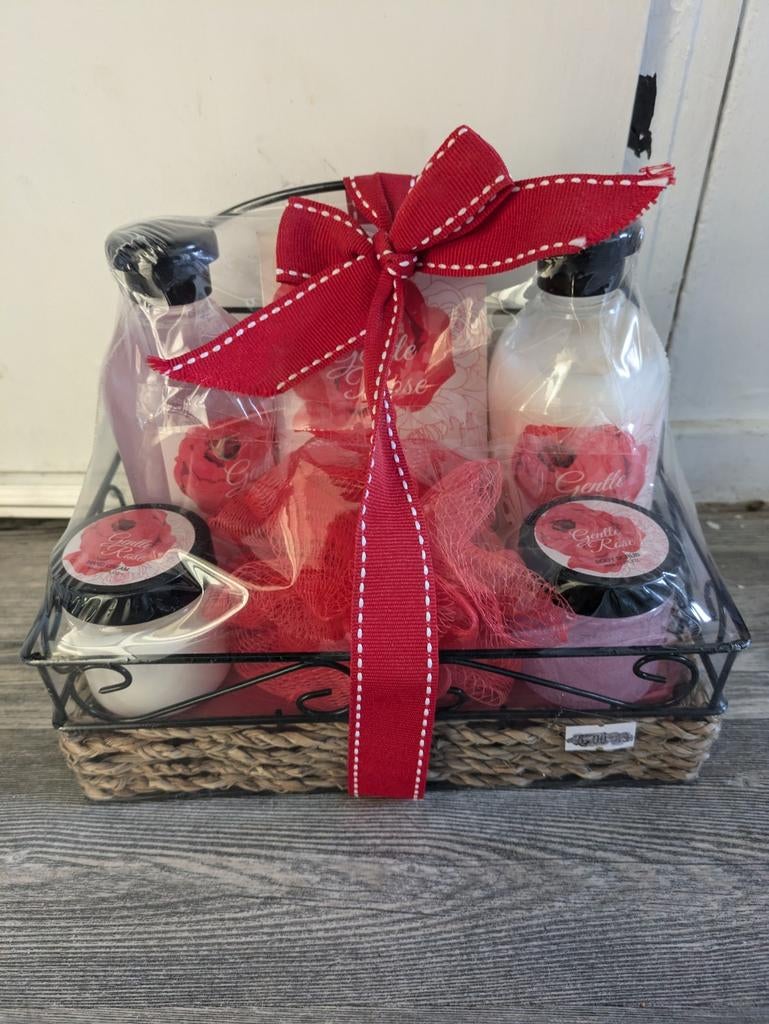 Luxe Cadeauset: Bad & Douche Verwenpakket met Roos nieuw, Ophalen of Verzenden, Nieuw, Bad & Douche
