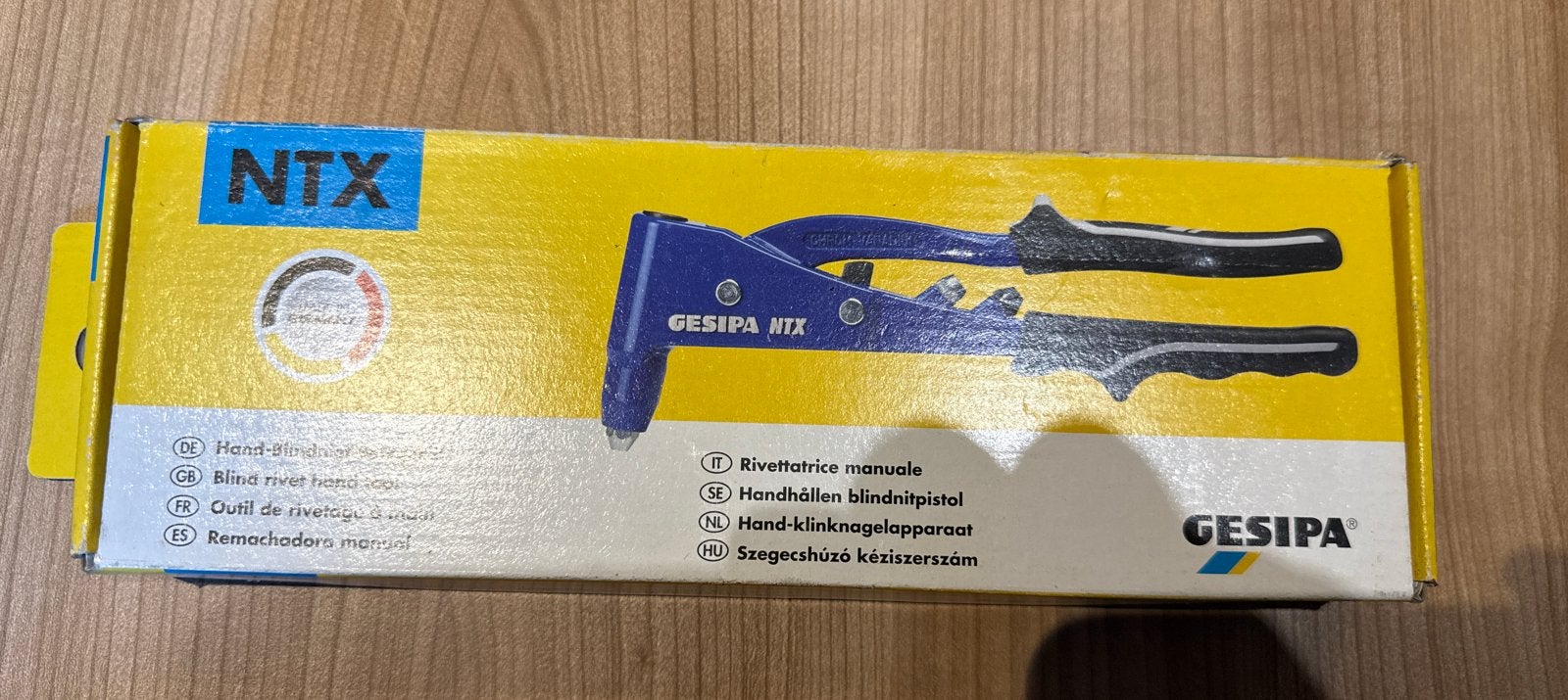 GESIPA NTX Handblindklinknagelpistool, Ophalen of Verzenden, Zo goed als nieuw, Overige typen, Overige merken
