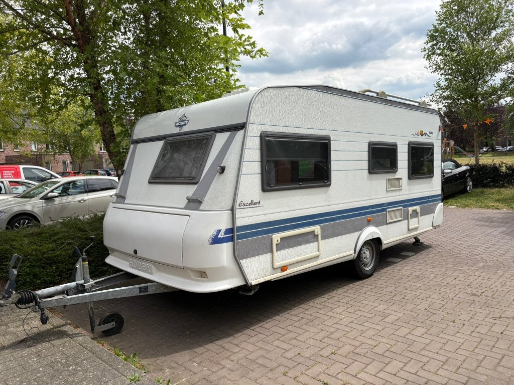 Hobby Excellent Easy 460 UFe 2001 met Isabella voortent, Rondzit, 750 - 1000 kg, Particulier, Vast bed