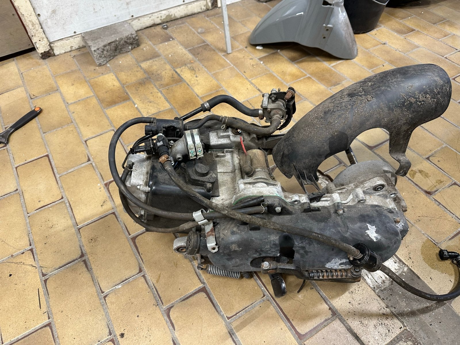 La sourini rs 4 takt motorblok, Ophalen, Gebruikt, Blok, Overige merken