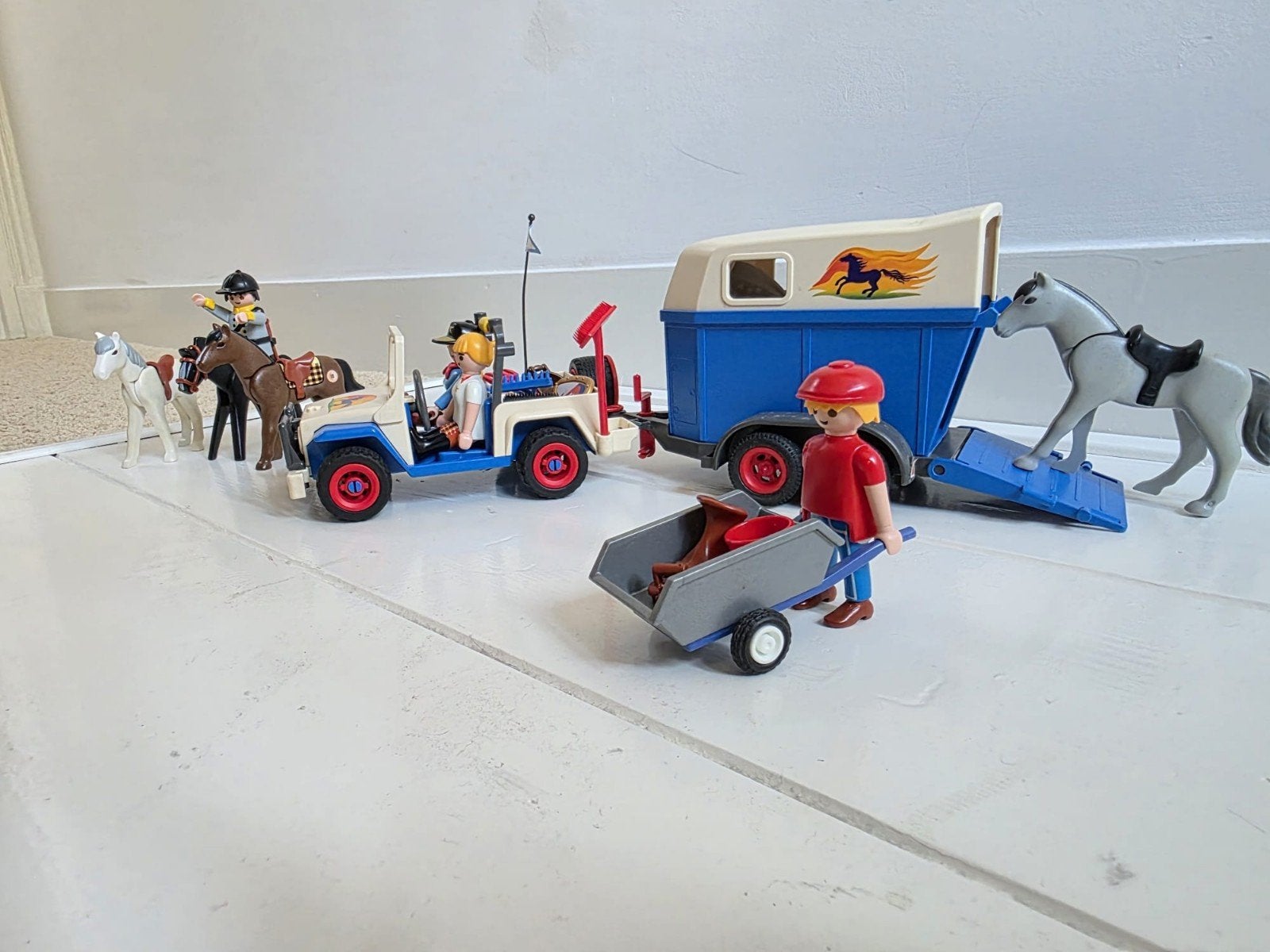 Playmobil Paarden Set, Ophalen, Gebruikt, Complete set, Overige typen