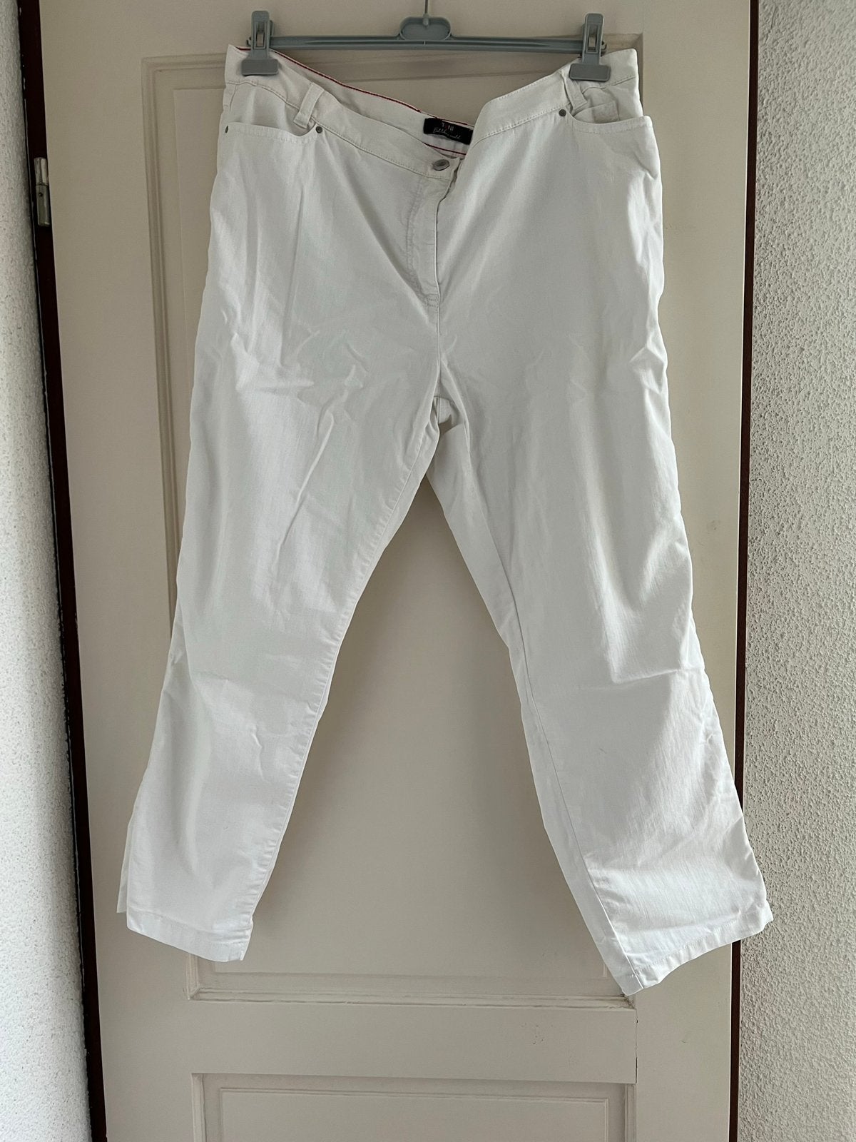 Broek - wit - Toni Dress - 52, Kleding | Dames, Verzenden, Wit, Maat 46/48 (XL) of groter, Zo goed als nieuw