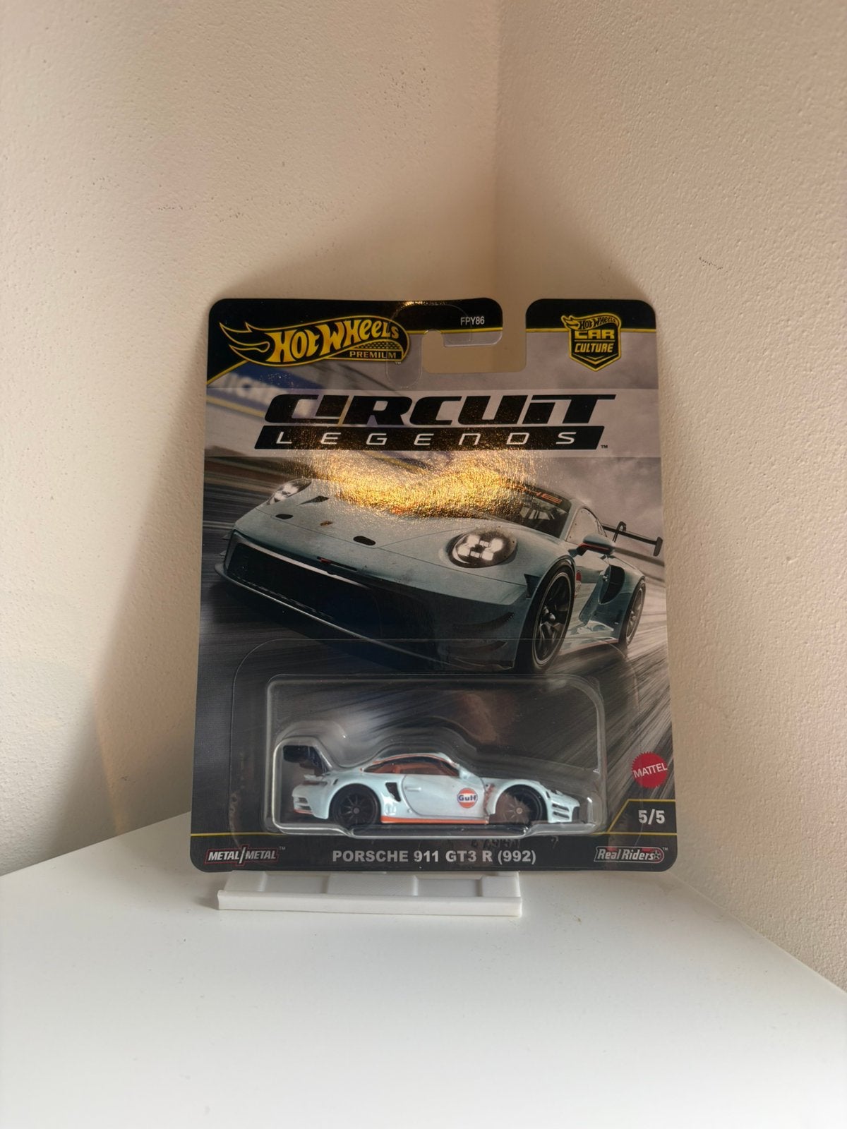 Hot Wheels Premium Porsche 911 Gt3 R, Ophalen of Verzenden, Zo goed als nieuw, Auto