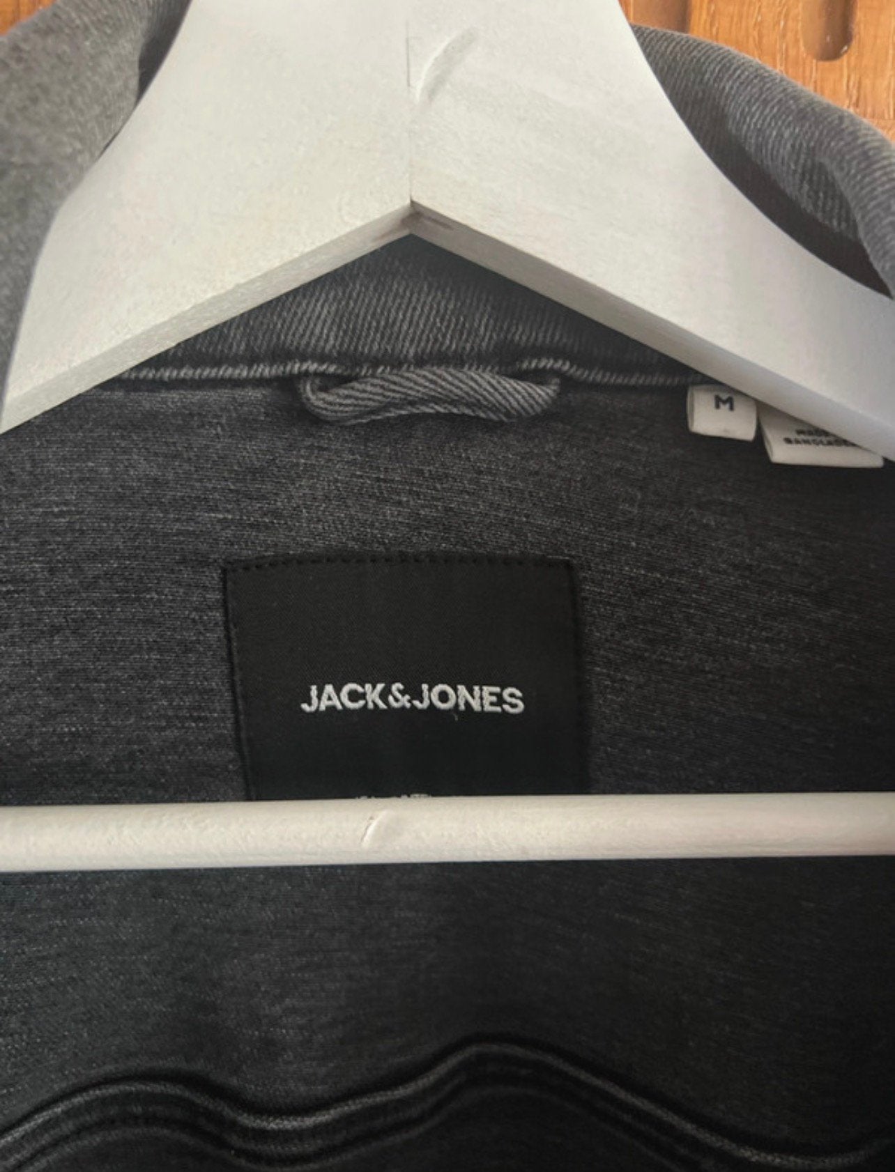 Spijkerjas Jack & Jones maat M, Ophalen of Verzenden, Zo goed als nieuw, Zwart