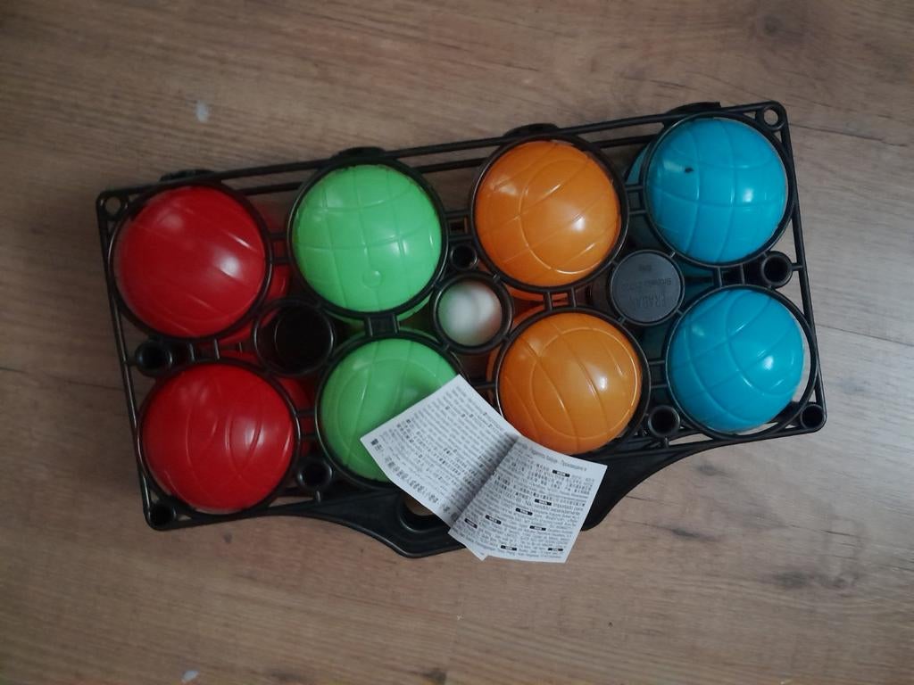 Jeu de Boules set - Kleurrijk en Compleet, Vijf spelers of meer, Ophalen, Nieuw