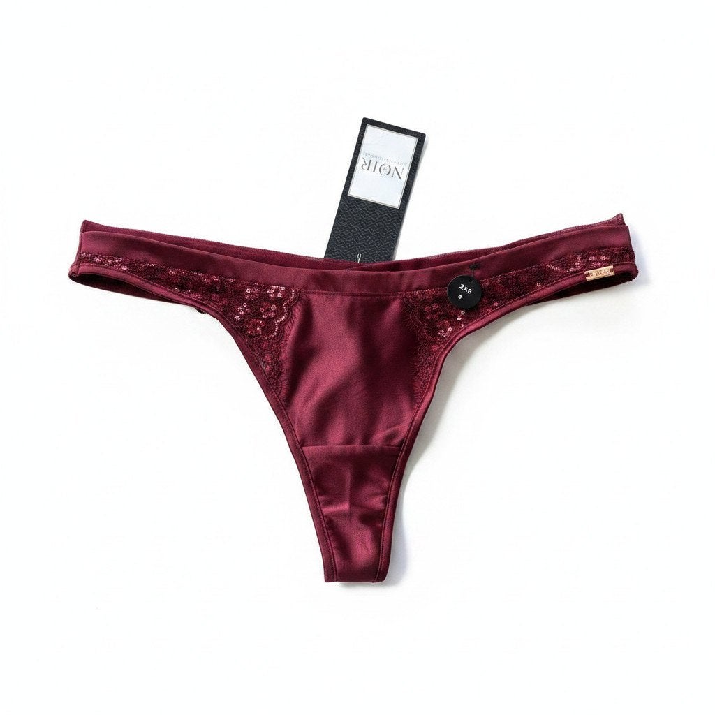 Hunkemöller Noir Collection Lara String Cabernet XXS, Hunkemöller, Ophalen of Verzenden, Rood, String