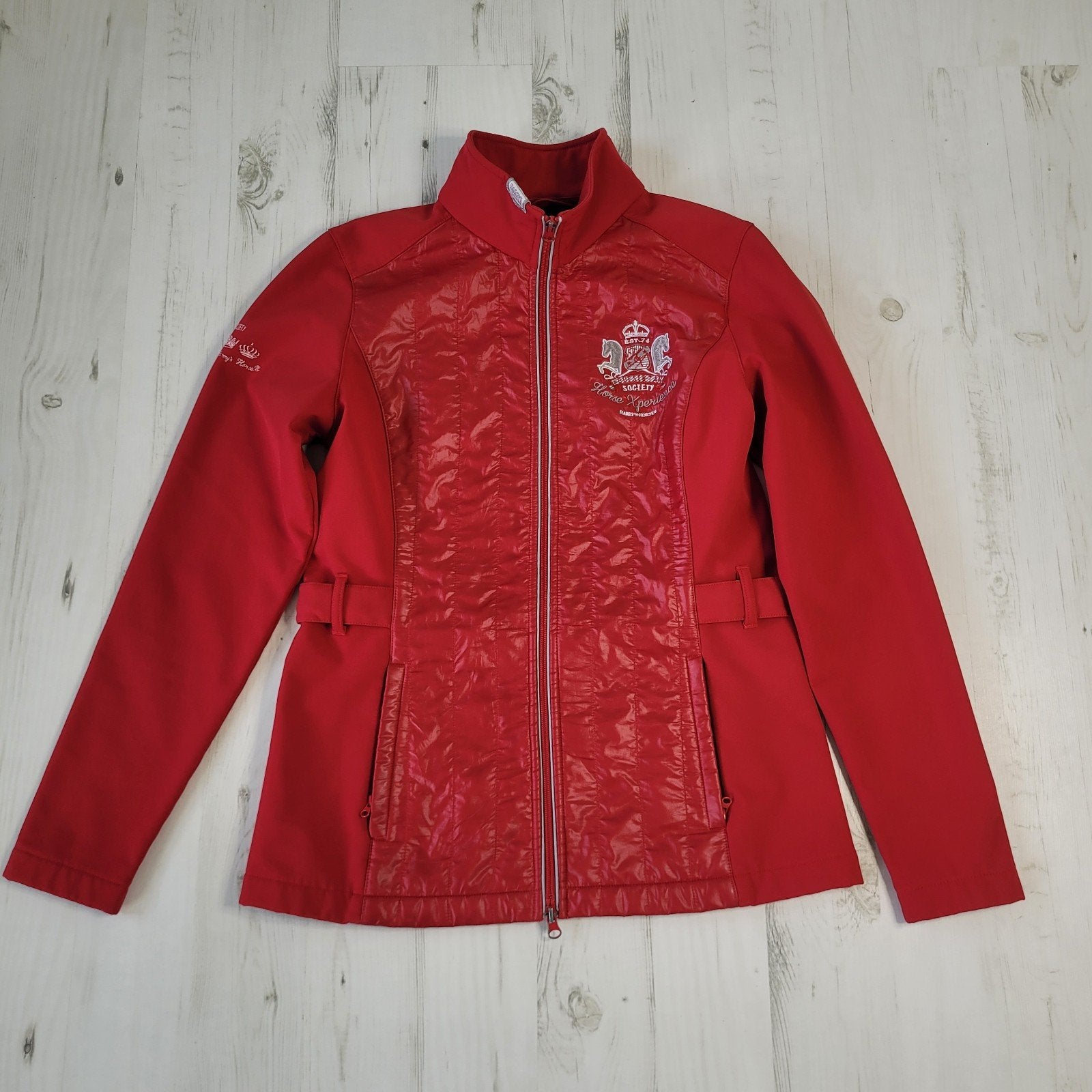 Harry's Horse jas M softshell Kingston rood, Ophalen of Verzenden, Zo goed als nieuw, Dames, Bovenkleding