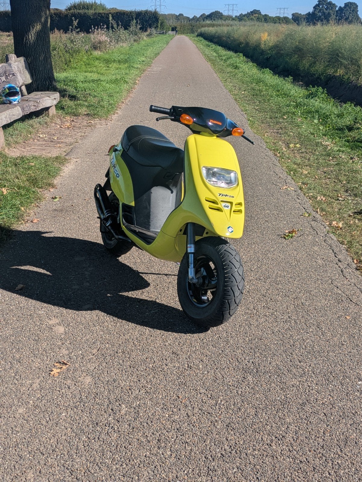 Piaggio Typhoon 70cc, Fietsen en Brommers, Tweetakt, Overige modellen, Maximaal 45 km/u, 70 cc