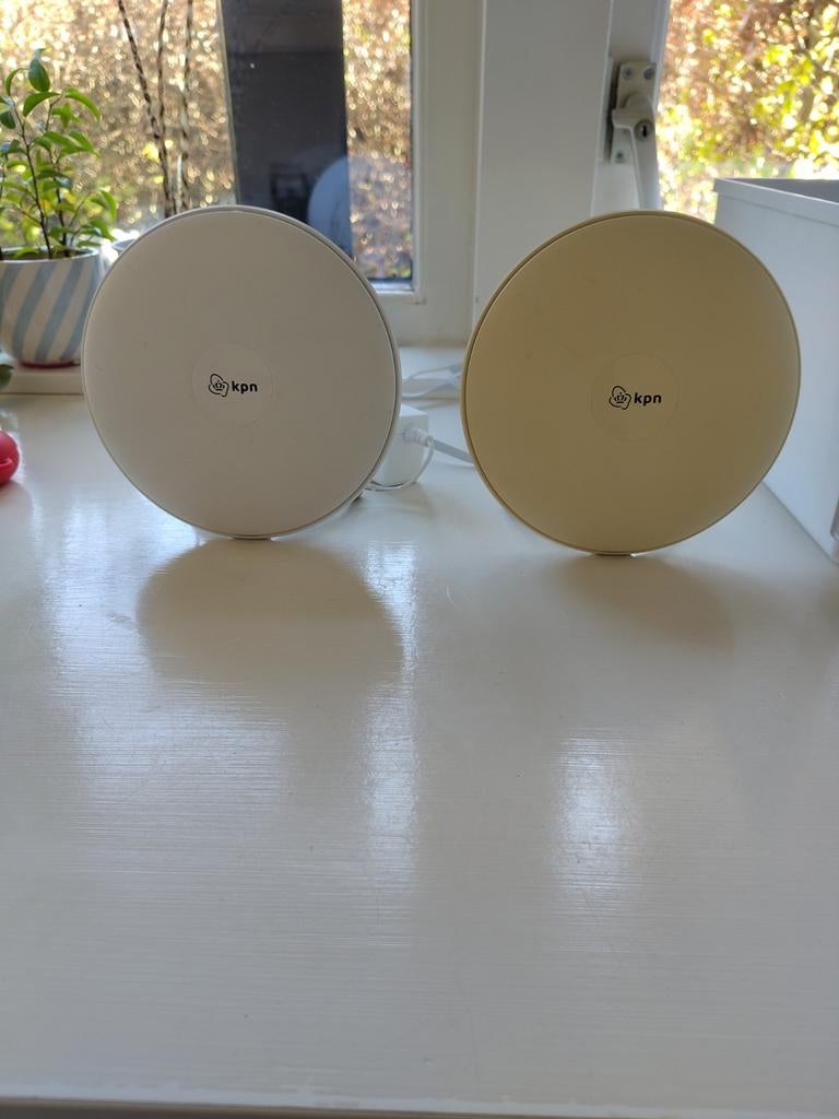 2x KPN SuperWifi punten met adapters, Computers en Software, Routers en Modems, Gebruikt, Ophalen of Verzenden