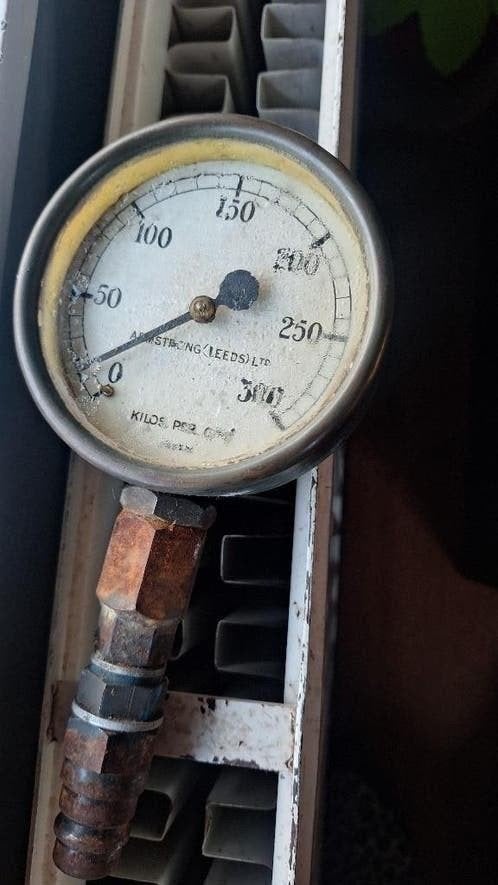 Oude manometer Armstrong (Leeds) Ltd, Ophalen of Verzenden