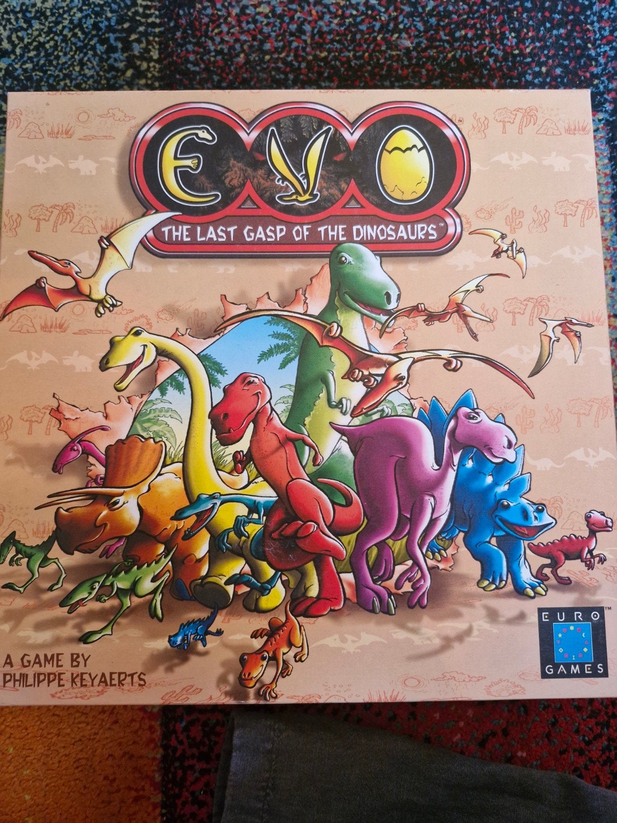 Evo: The Last Gasp of the Dinosaurs Bordspel, Drie of vier spelers, Ophalen of Verzenden, Gebruikt, Euro Games