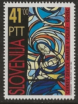 Slovenie 8, madonna, Verzenden, Overige landen, Gestempeld