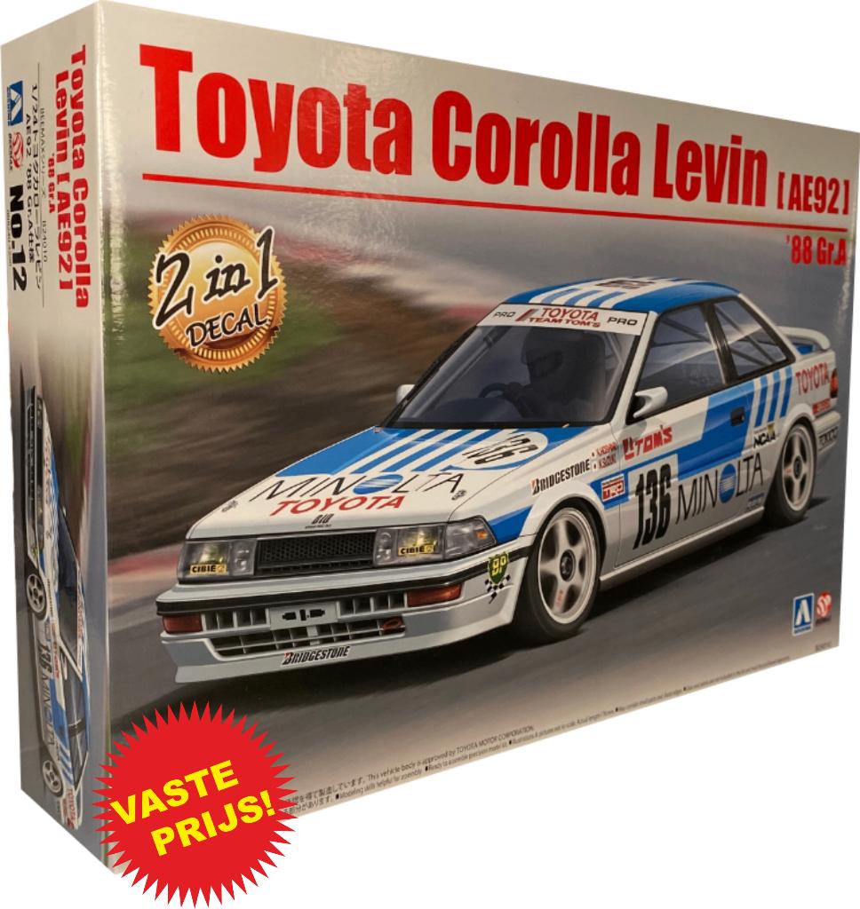 Toyota Corolla Levin (AE92) ‘88 Gr.A Beemax 1/24, Overige merken, Auto, Groter dan 1:32, Nieuw