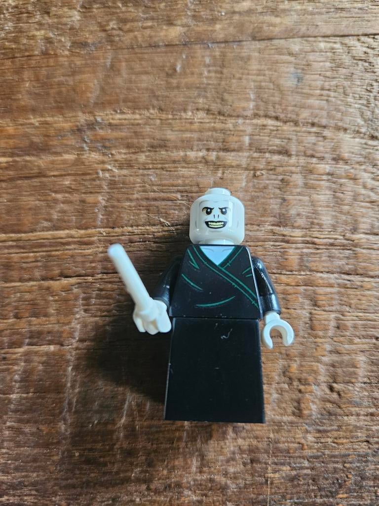Lego Harry Potter Minifiguur Heer Voldemort met toverstaf, Gebruikt, Verzenden, Lego, Harry Potter