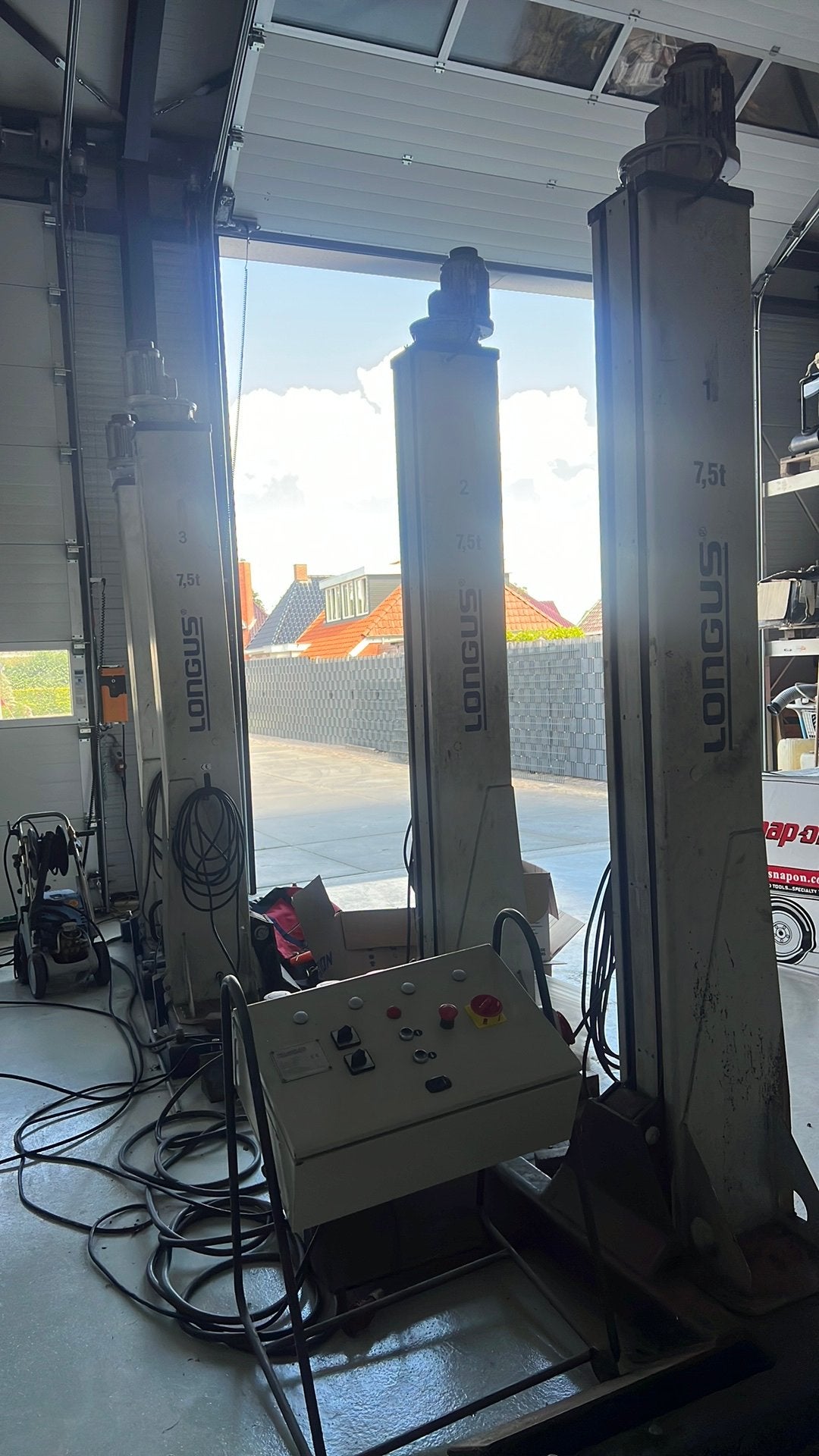 Hef kolommen 7,5 ton 4 stuks, Auto diversen, Ophalen of Verzenden, Zo goed als nieuw