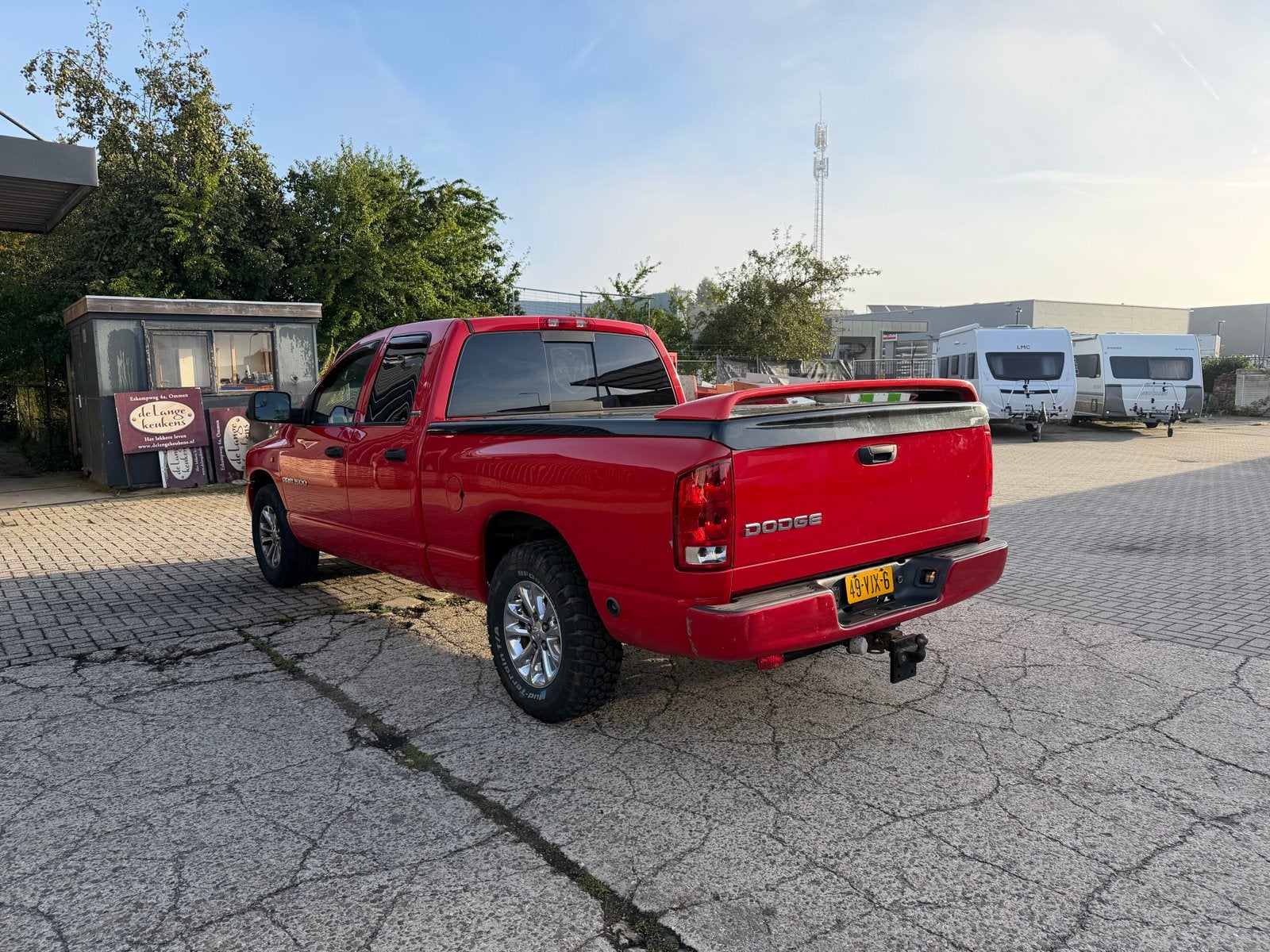 Dodge RAM 1500 5.9 V8 — 2002 — Rood — 6 Persoons MARGE, Auto's, Automaat, Achterwielaandrijving, 5896 cc, Particulier