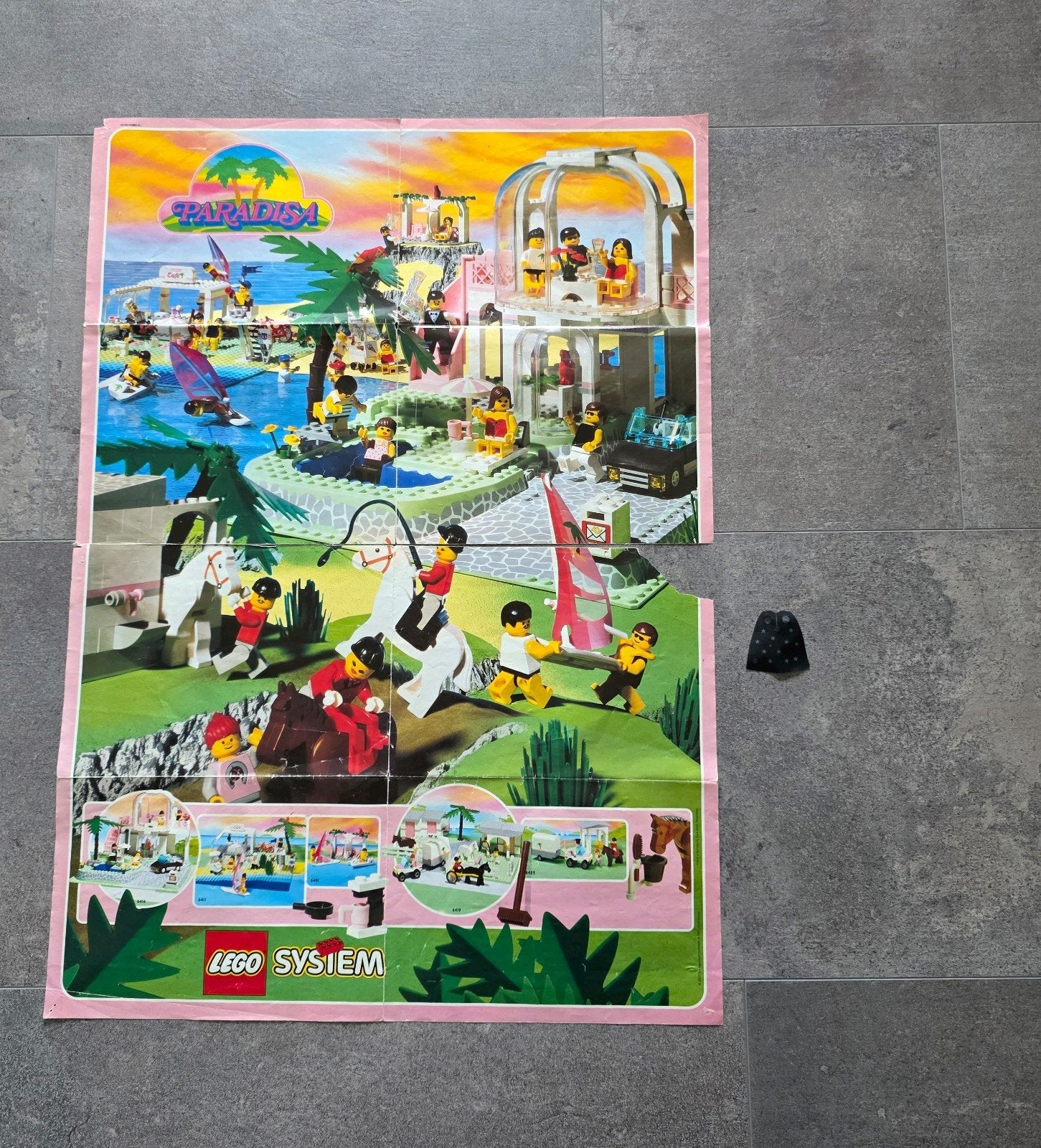 Lego Paradisa poster en Harry Potter cape, Ophalen of Verzenden