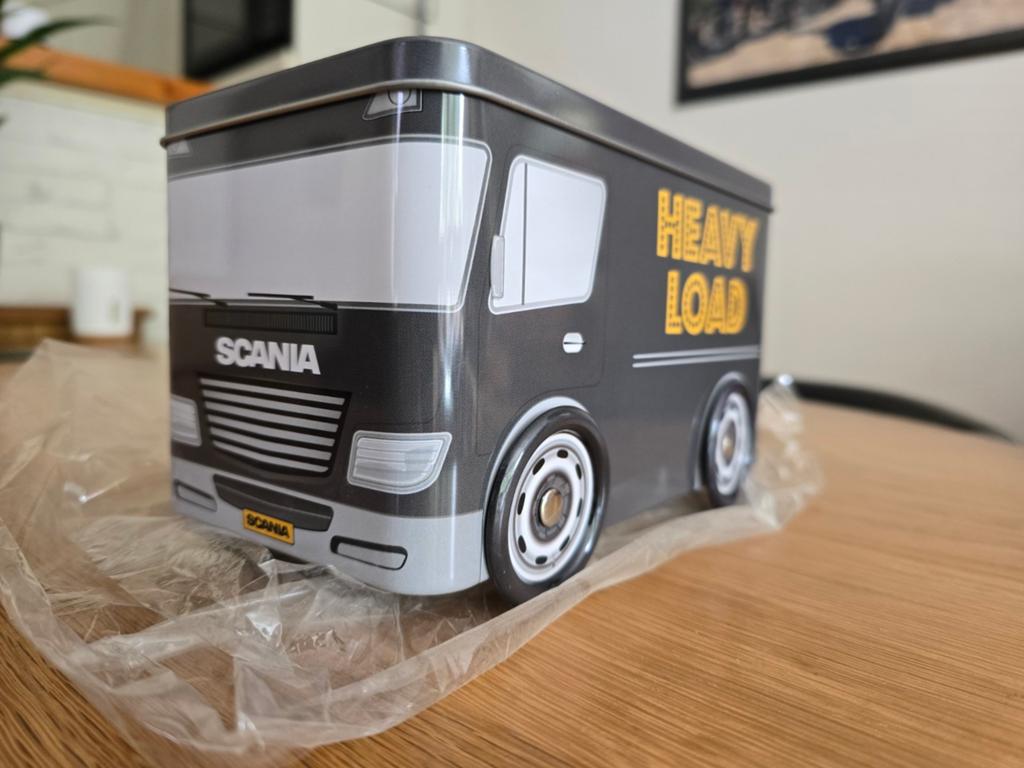 Nieuwe Scania Heavy Load Trommel - Opbergblik Vrachtwagen, Ophalen of Verzenden, Nieuw, Overige, Overige merken