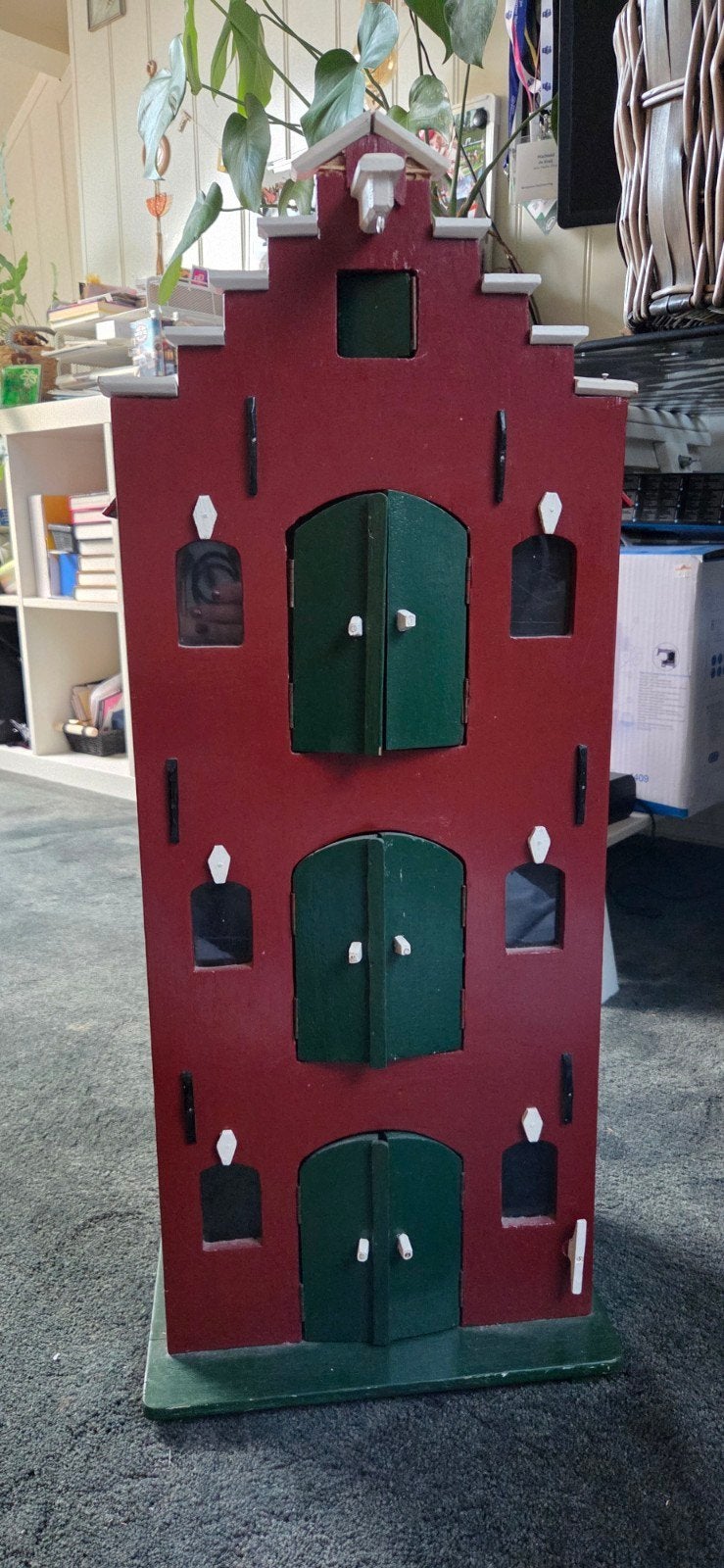 GRATIS af te halen - houten nostalgisch pakhuis, Ophalen, Gebruikt, Poppenhuis