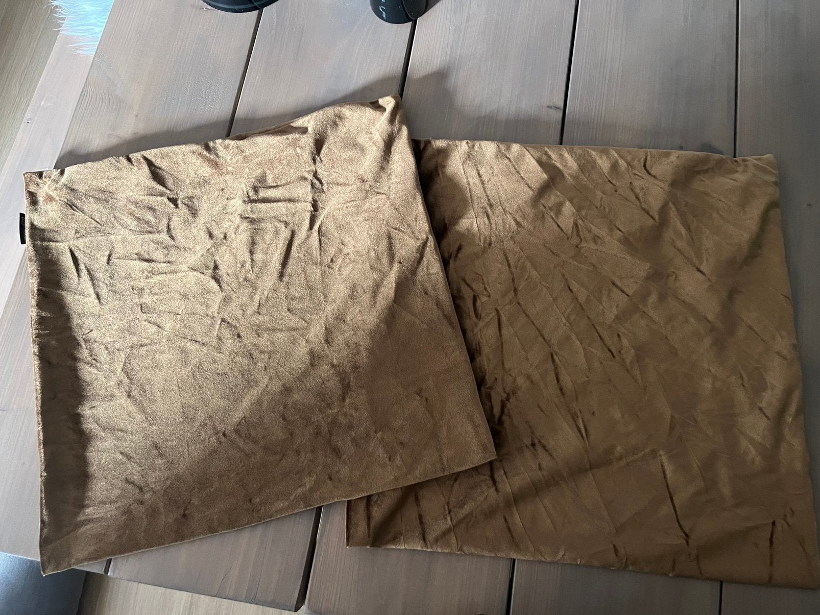 Velvet kussen hoezen goud bruin 45x45 interieur woonkussens, Huis en Inrichting, Verzenden, Vierkant, Nieuw, Met ritssluiting