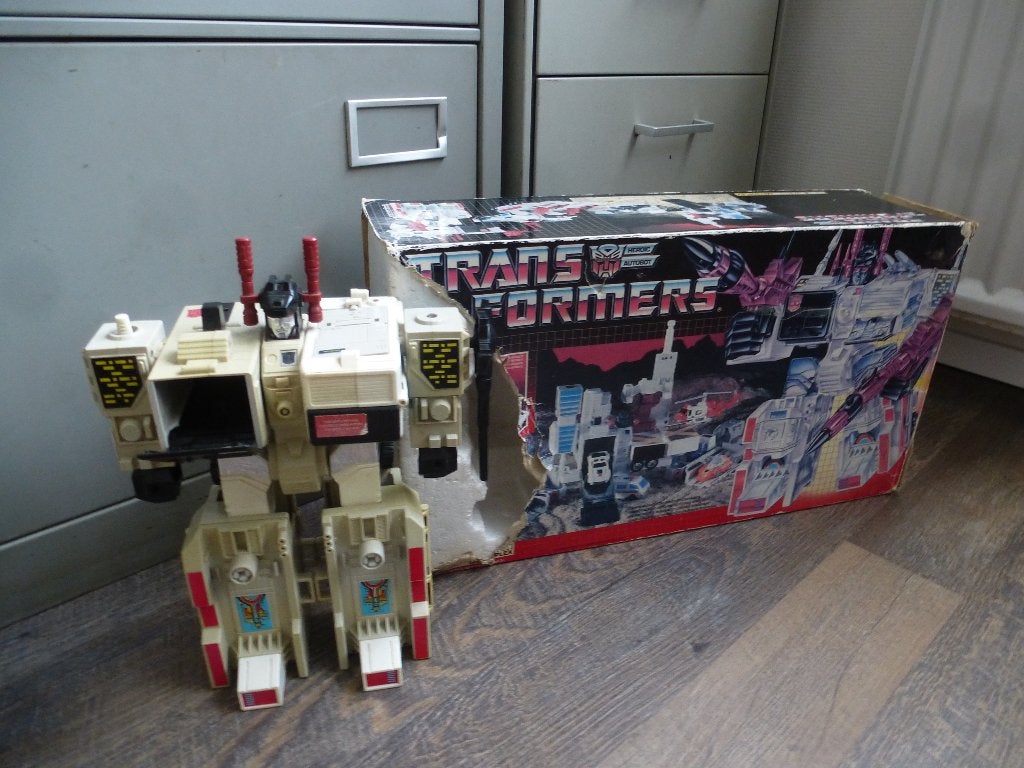 Transformers G1 Metroplex box doos inlay gevechtsstation, Verzamelen, Transformers, G1, Ophalen of Verzenden, Gebruikt, Autobots