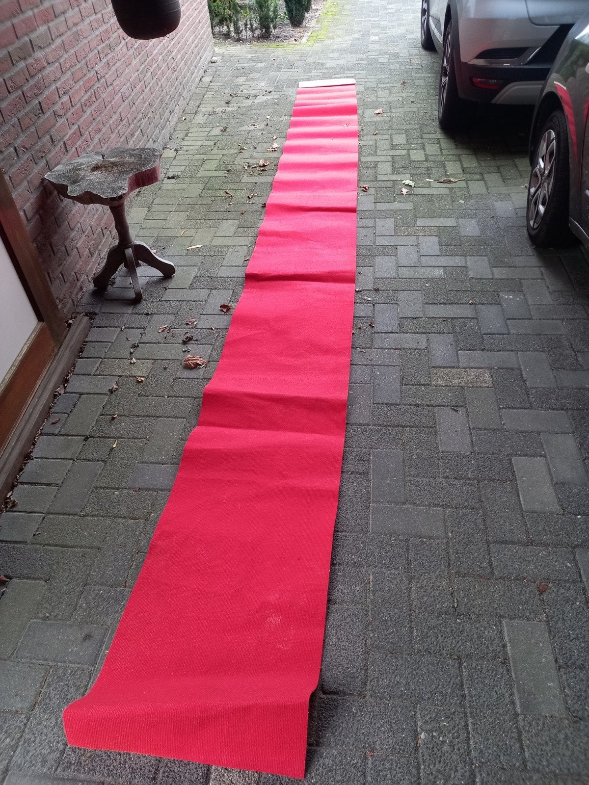 rode loper 6 meter lang 50 cm breed, Gebruikt, 200 cm of meer, Rechthoekig, Rood