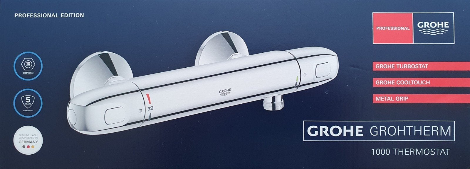 Grohe Grohtherm 1000NEW douchekraan hoh 15 cm NIEUW

Grohe G, Ophalen of Verzenden, Nieuw, Chroom, Kraan