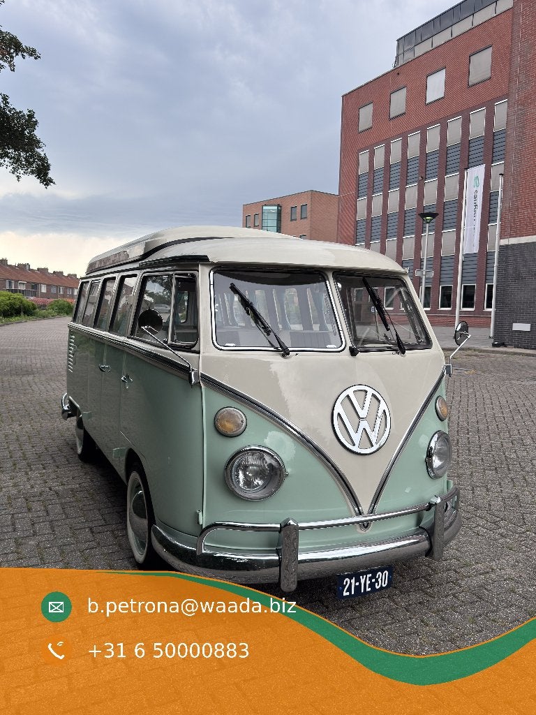 VOLKSWAGEN T1 BRASIL CAMPER 1974, Auto's, Volkswagen, Particulier, Airconditioning, Radio, Startonderbreker, USB, Benzine, Overige carrosserieën