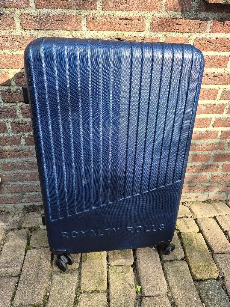 Gratis grote koffer, Gebruikt, Hard kunststof, 45 tot 55 cm, Wieltjes