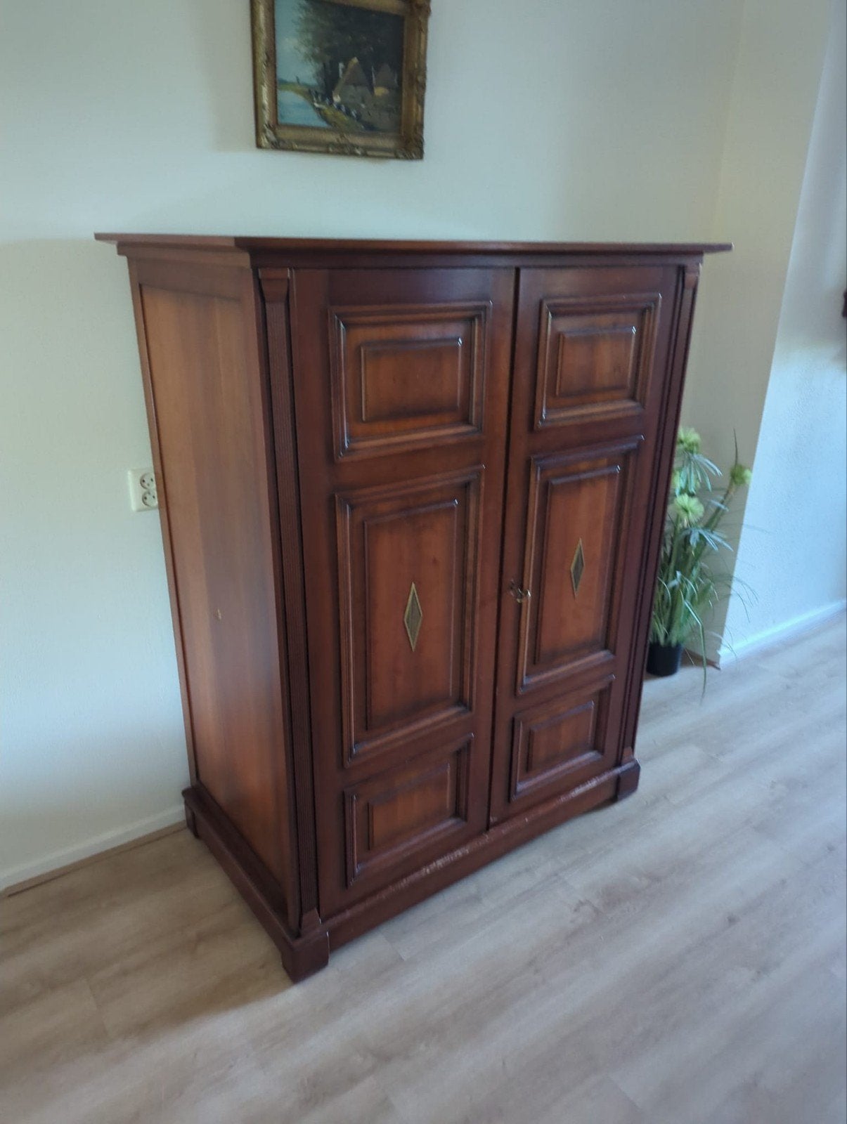 MEIDENKAST SEROTINA EXCLUSIEF  KERSENHOUT NIEUWSTAAT!!, Ophalen, Met deur(en), 100 tot 150 cm, Zo goed als nieuw