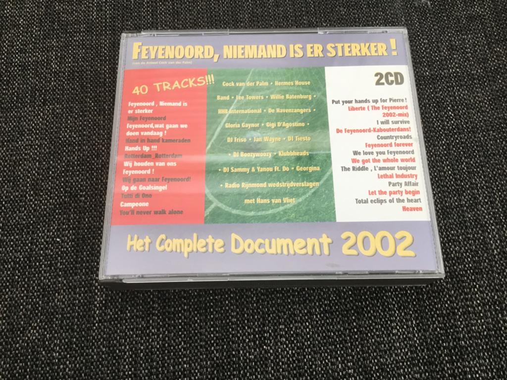 Feyenoord: Het Complete Document 2002 - Dubbel CD, Ophalen of Verzenden, Zo goed als nieuw