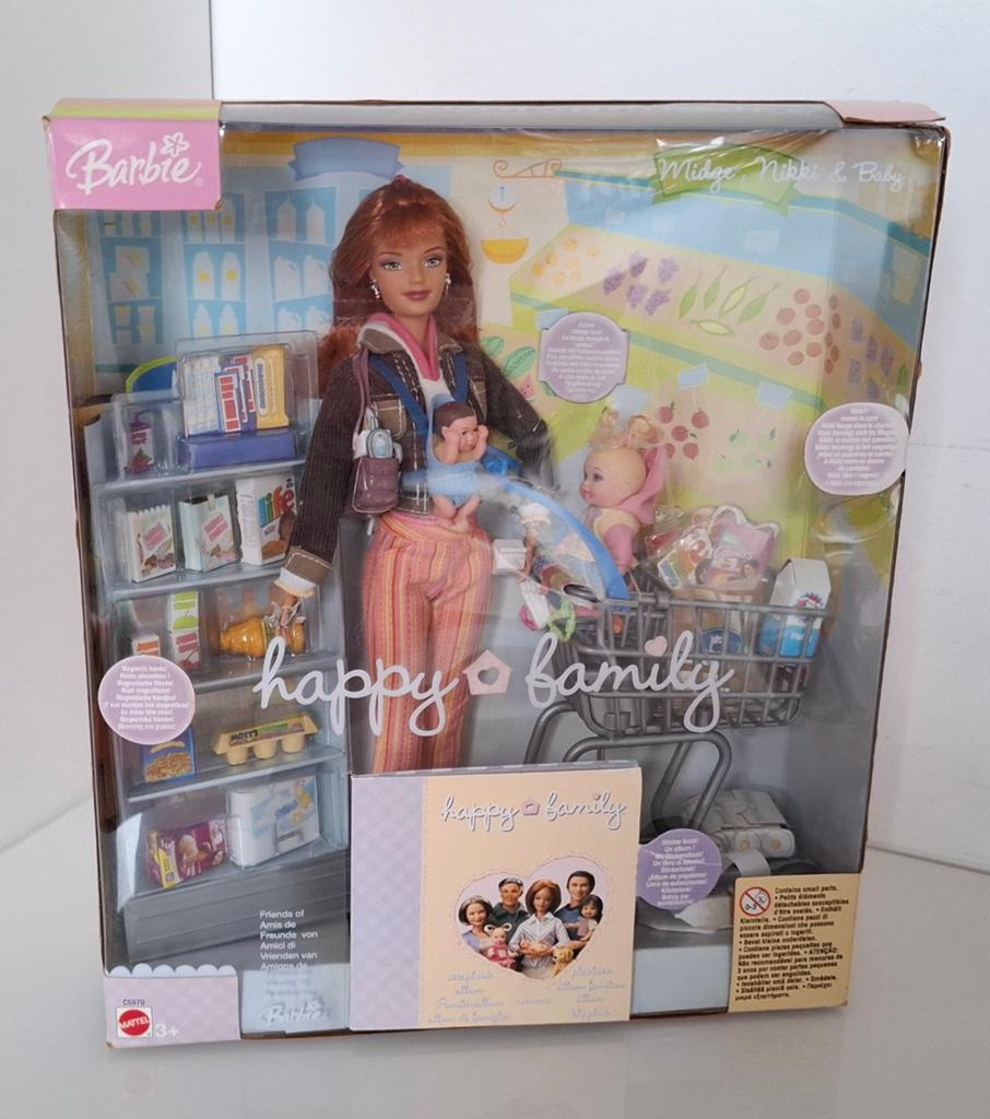 Barbie Happy Family Midge, Nikki & Baby - Nieuw in doos, Ophalen of Verzenden, Nieuw, Barbie