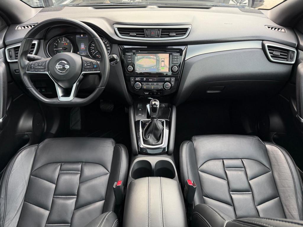Nissan Qashqai 1.3 DIG-T N-Tec Aut ACC Bose Panoramadak Ruit, Gebruikt, Zwart, 4 cilinders, 1290 kg