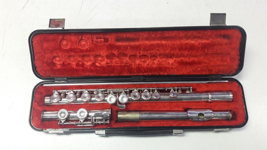 Prelude Hakkert Dwarsfluit, Muziek en Instrumenten, Ophalen of Verzenden, Gebruikt, Dwarsfluit, Met koffer of tas