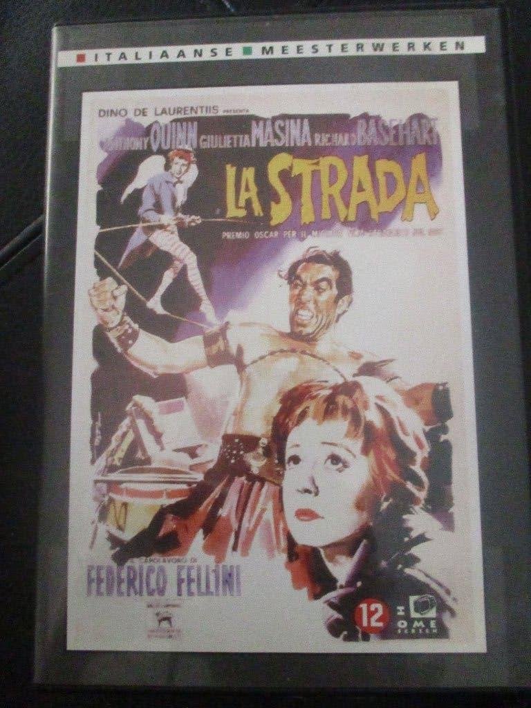 La Strada dvd Anthony Quinn regie Federico Fellini, Nederlands, Overige genres, Ophalen of Verzenden, Zo goed als nieuw