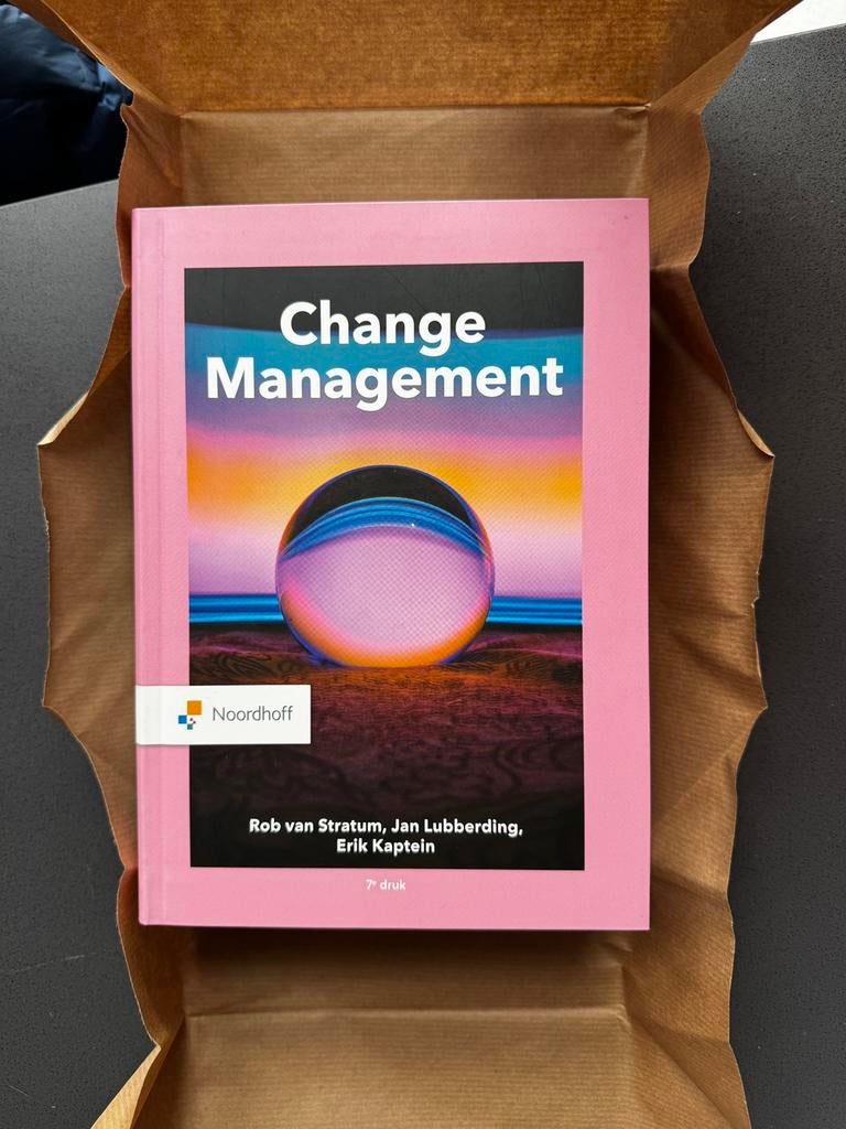 Rob van Stratum - Changemanagement Noordhoff nieuw, Ophalen of Verzenden, Zo goed als nieuw, Natuurwetenschap, Rob van Stratum; Jan Lubberding; Erik Kaptein