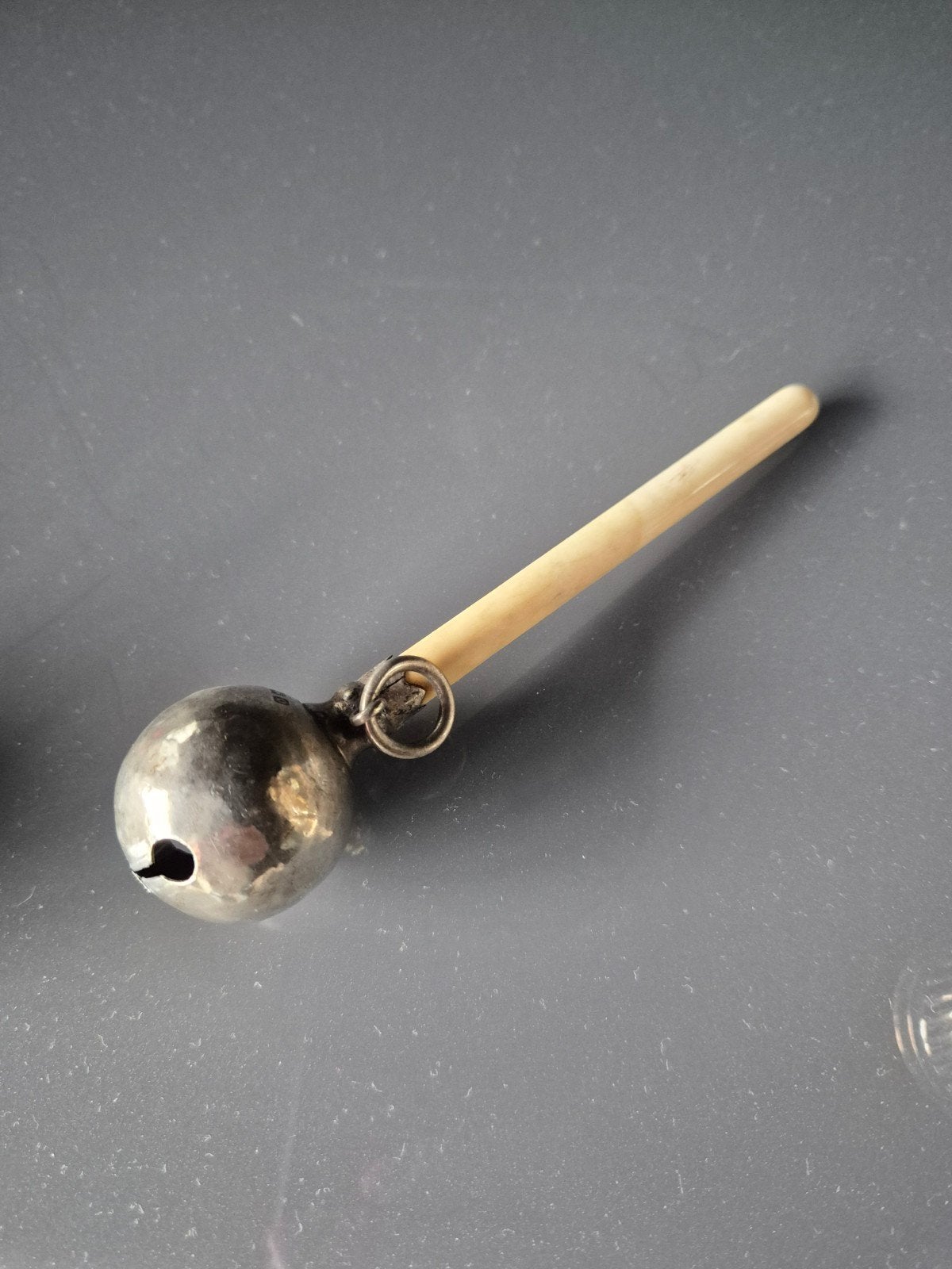 Antieke Zilveren Babyrammelaar (Sterling .925) - Birmingham, Antiek en Kunst, Ophalen of Verzenden