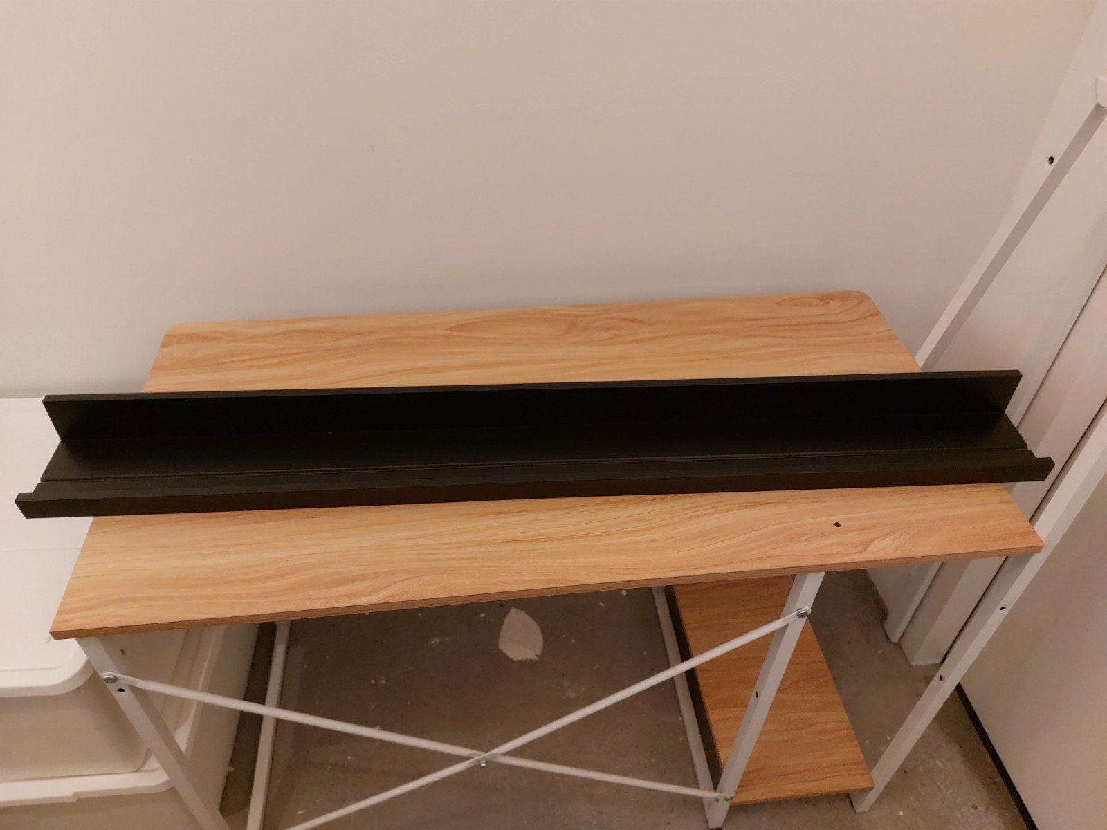 IKEA Mosslanda fotoplank - Zwart, Ophalen, Gebruikt, Hout, Hangend