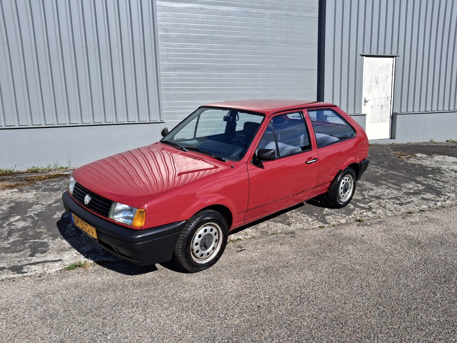 Volkswagen Polo 1.0 FOX Coupe 33KW U9 1991 Rood, Voorwielaandrijving, Stof, 4 cilinders, Bedrijf