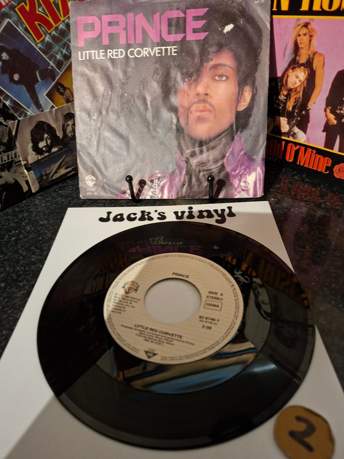 Prince - Little Red Corvette 7 inch vinyl single 1983, Gebruikt, 7 inch, Ophalen of Verzenden, Beschermende buitenhoes