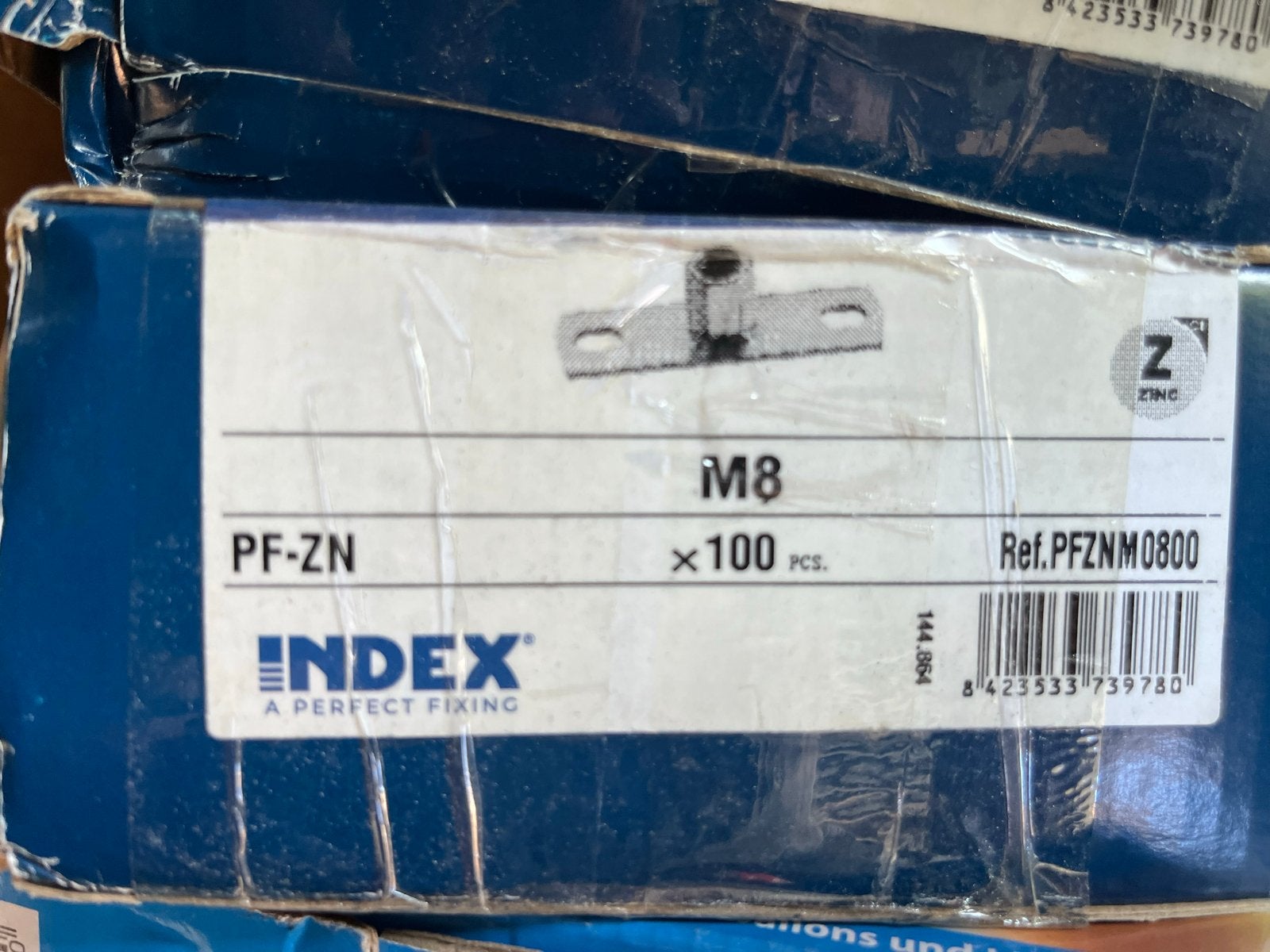 M8 Ankerplaatjes voor draadeind 100stuks - 100 stuks, Ophalen of Verzenden, Nieuw, Minder dan 50 mm, Overige typen
