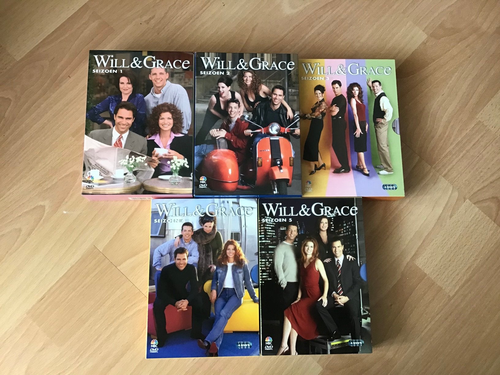 5 seizoenen van Will & Grace, Alle leeftijden, Ophalen of Verzenden, Zo goed als nieuw, Komedie