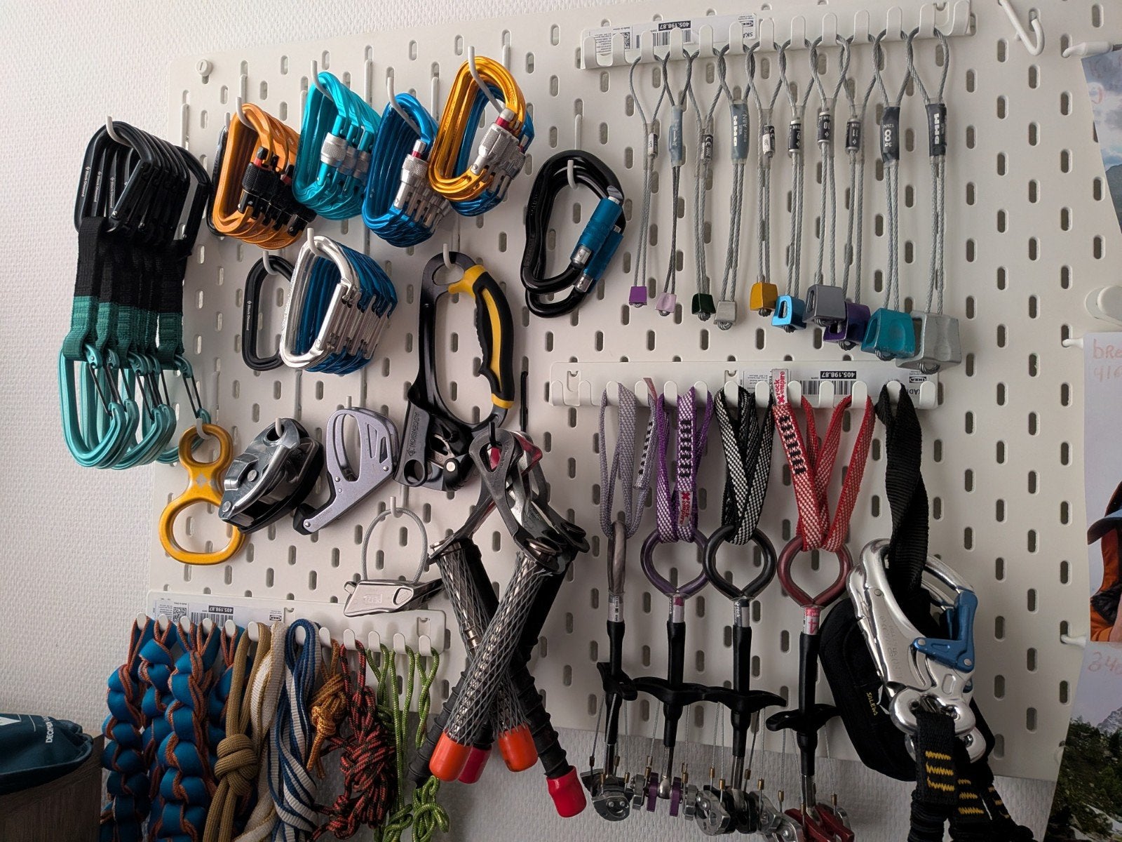 diverse klimmateriaal, Ophalen of Verzenden, Gebruikt, Klimsport-accessoire