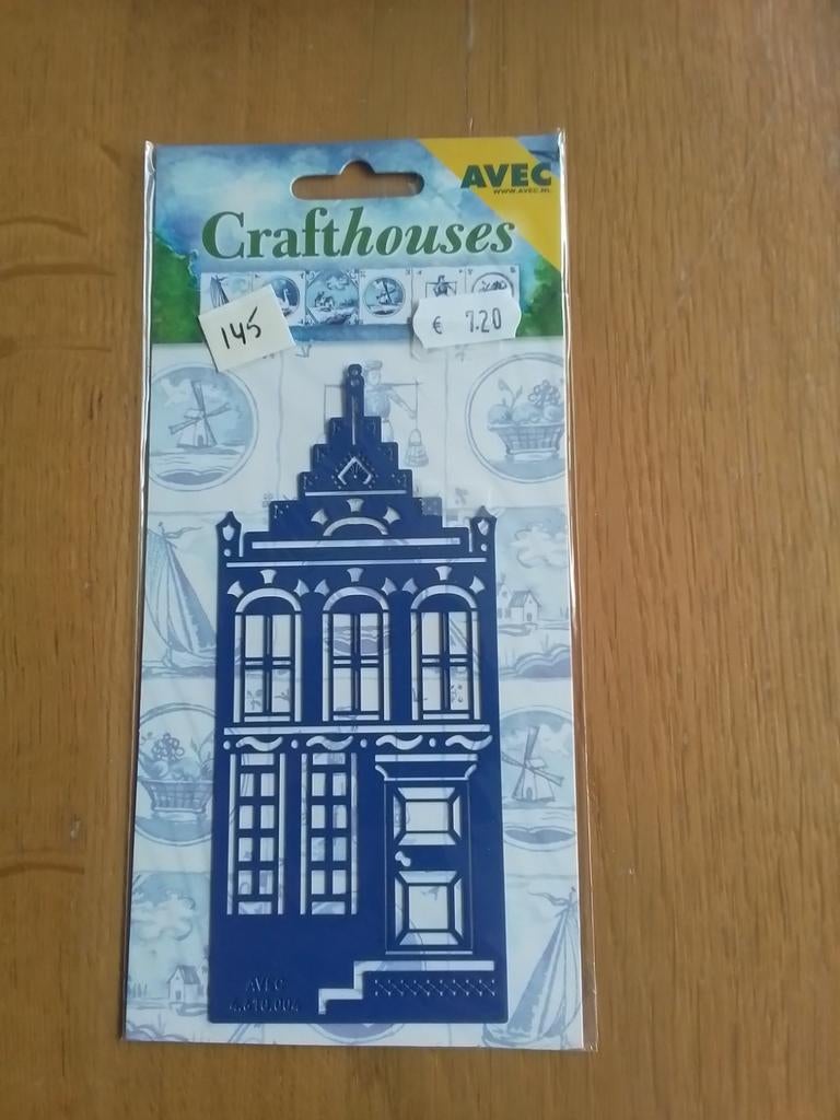145 borduren op papier Crafthouses mal, Hobby en Vrije tijd, Kaarten | Zelf maken, Ophalen of Verzenden, Zo goed als nieuw, Overige thema's